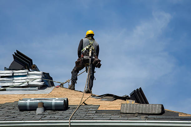 Professional Metal Roofing technician working in Leland, IL